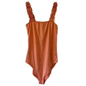 Gaze Orange Bodysuit